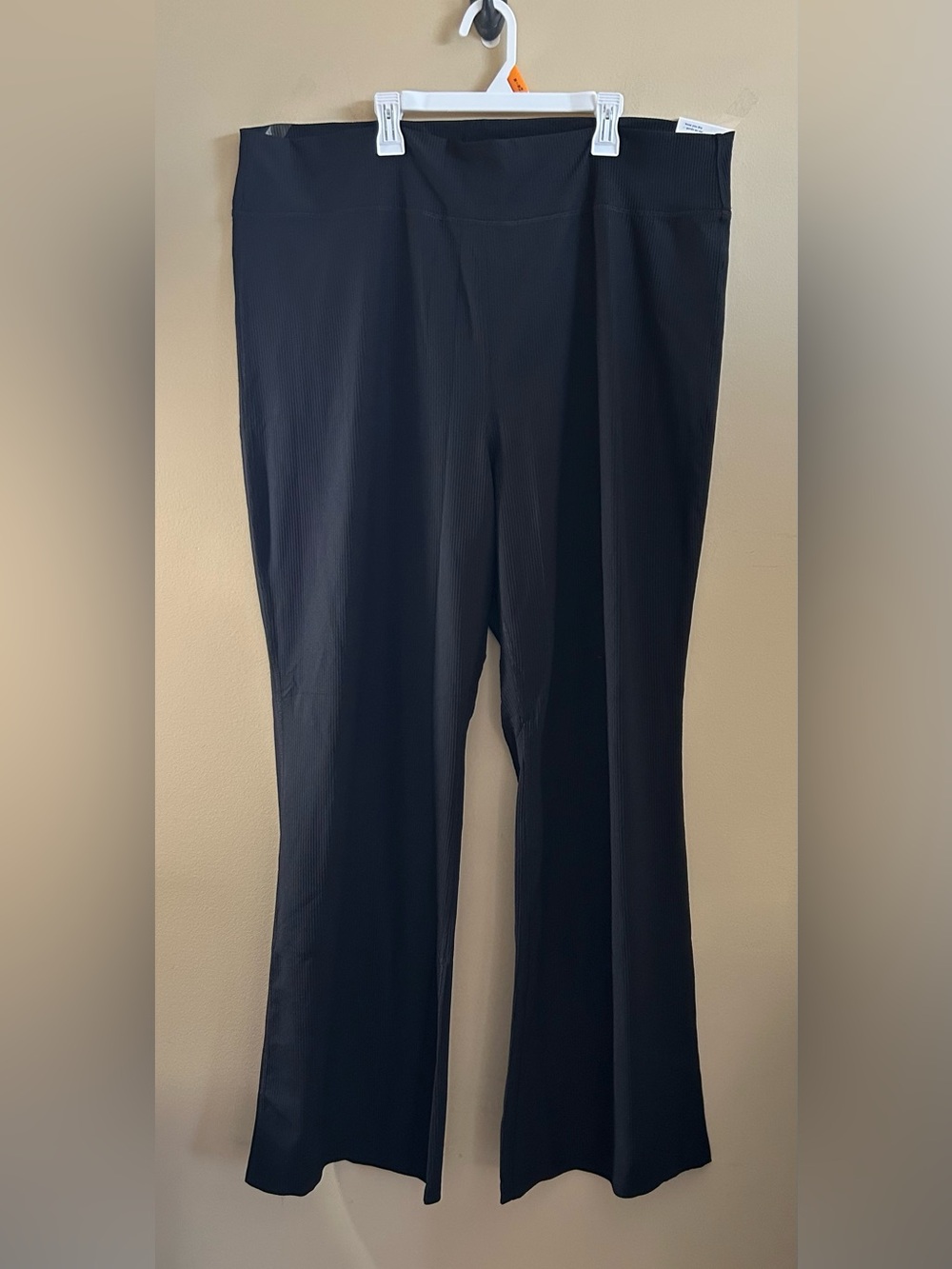 Black Extra High Rise Stretch Flare Leggings